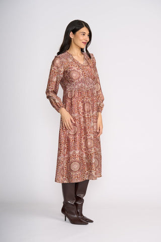 Foil Dress Tinder Twirl - Alicante | Pink Poppies