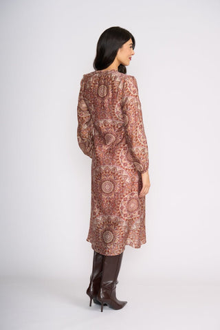 Foil Dress Tinder Twirl - Alicante | Pink Poppies