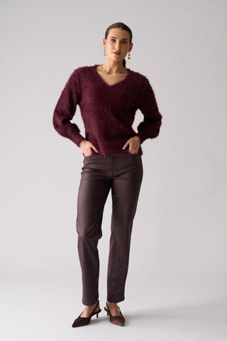 Foil Fluffin Cute Reversible Cardi - Cherry Lacquer [sz:small]