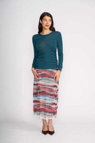 Foil Skirt Sheer Fun - Terrain | Pink Poppies