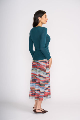 Foil Skirt Sheer Fun - Terrain | Pink Poppies