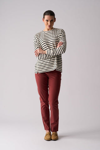 Foil Trouser Holey Moley - Russett [sz:size 8]