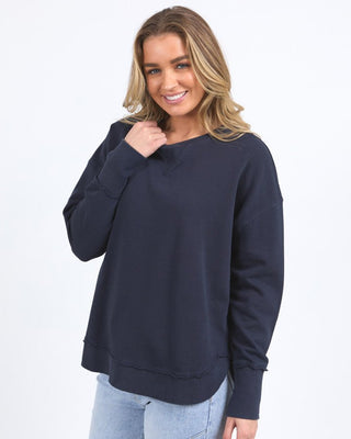 Foxwood Crew Delilah - Navy [sz:size 10]