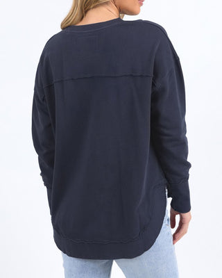 Foxwood Crew Delilah - Navy [sz:size 10]