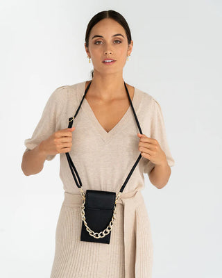 Arlington Milne Celeste Phone Bag [cl:black]
