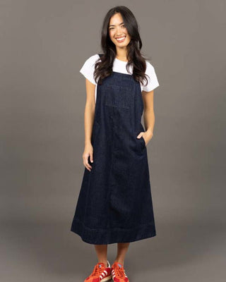 Humidity Edit Pinafore - Dark Blue [sz:size 10]