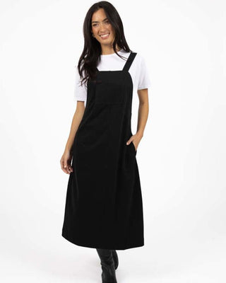 Humidity T-shirt Pinafore - Black [sz:size 10]