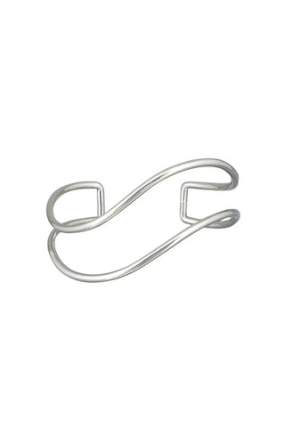 Tigertree Bangle Curve Dbl - Silver
