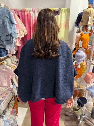 Scarfco Poncho Lorna - Navy