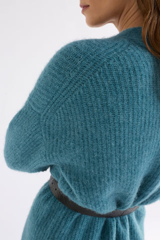 Elk Cardigan Aila Stone Blue [sz:small/medium]