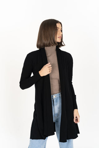 Humidity Cardigan Aruba - Black [sz:xs]