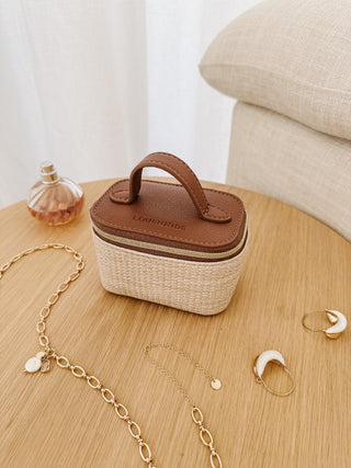 Louenhide Trudy Jewellery Box - Natural Tan