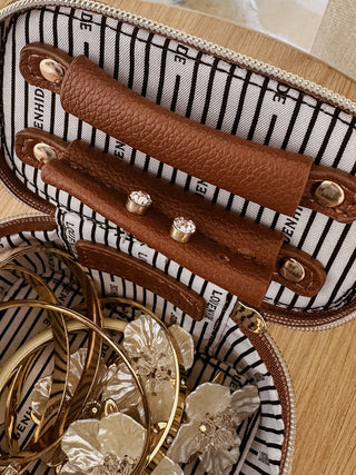 Louenhide Trudy Jewellery Box - Natural Tan