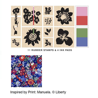 Liberty Rubber Stamp Set 