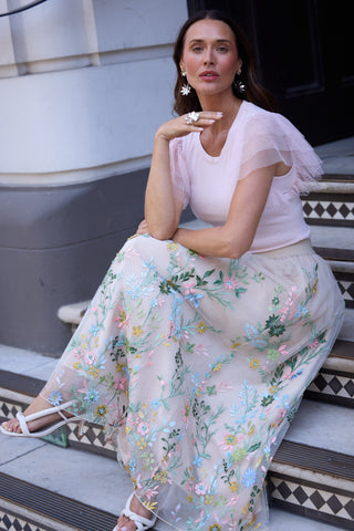 Brave&true Skirt Enchanted Embroidery [sz:xs]