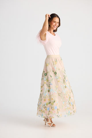 Brave&true Skirt Enchanted Embroidery [sz:xs]