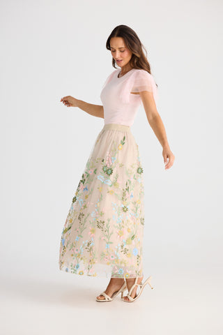 Brave&true Skirt Enchanted Embroidery [sz:xs]