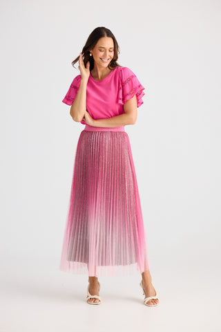Brave&true Skirt West End Hot Ombre Pink [sz:xs]