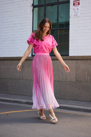 Brave&true Skirt West End Hot Ombre Pink [sz:xs]