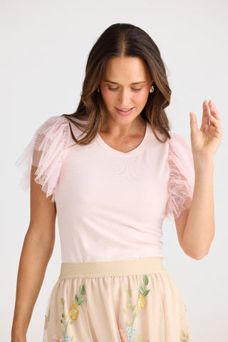 Brave&true Tee Chance - Soft Pink [sz:xs]