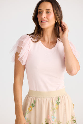 Brave&true Tee Chance - Soft Pink [sz:xs]