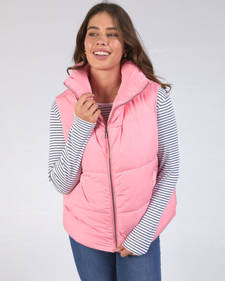 Elm Puffer Vest Kit - Charm Pink [sz:medium]