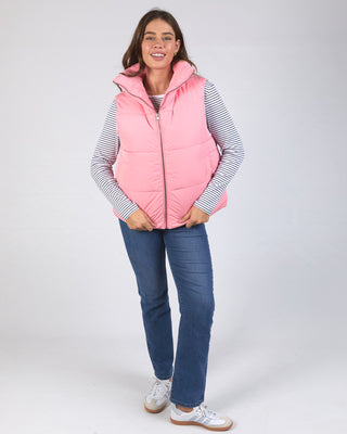 Elm Puffer Vest Kit - Charm Pink [sz:medium]