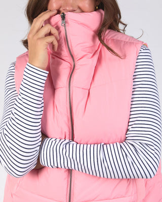 Elm Puffer Vest Kit - Charm Pink [sz:medium]