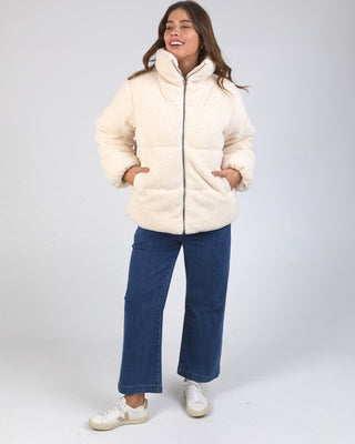 Elm Puffer Jacket Wren - Marshmallow [sz:small]