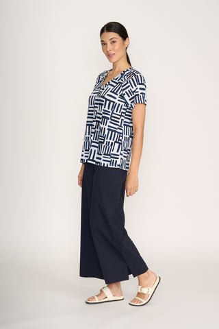 Foil Pant Broad Horizons - True Navy [sz:size 8]