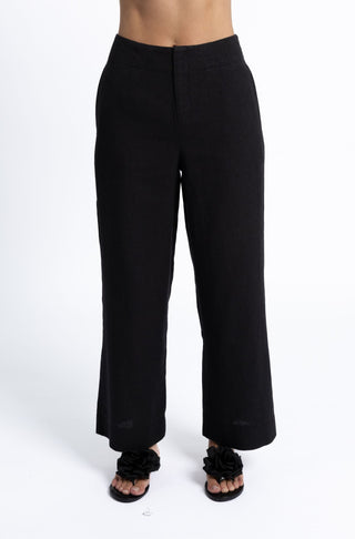 Humidity Pant Fleetwood Linen - Black [sz:size 8]