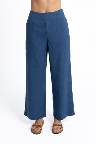 Humidity Pant Fleetwood Linen - Ocean Blue [sz:size 8]