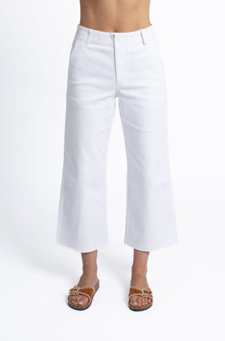 Humidity Pant Margot Drill - White [sz:size 8]