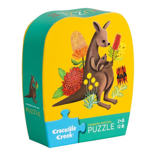 Croccreek Puzzle 12pc - Kangaroo & Joey