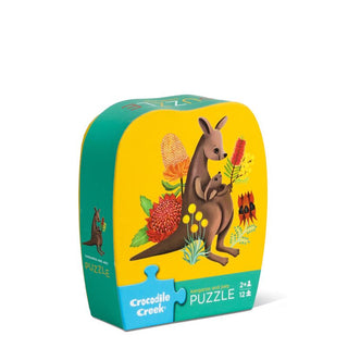 Croccreek Puzzle 12pc - Kangaroo & Joey