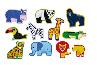 Croccreek Puzzle Lets Begin 2pc - Jungle