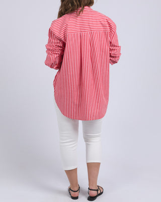 Elm Frankie Striped Shirt - Caynene Stripe [sz:size 10]