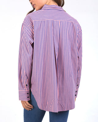 Elm Shirt Lila Stripe - French Blue & Charm Pink Stripe [sz:size 10]