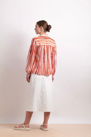 Neris Shirt Draw The Line - Koi Stripe [sz:size 12]