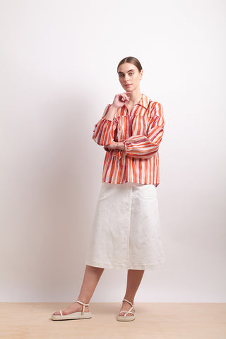 Neris Shirt Draw The Line - Koi Stripe [sz:size 12]