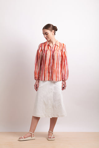 Neris Shirt Draw The Line - Koi Stripe [sz:size 12]