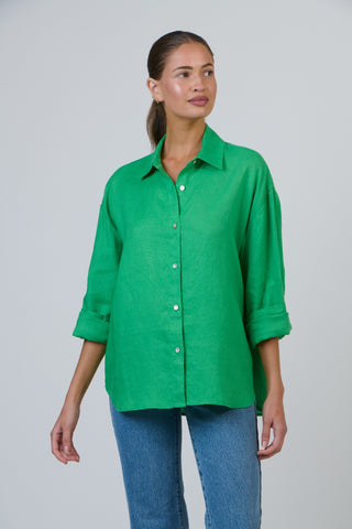 Envelope Shirt Boyfriend - Pomme [sz:small]