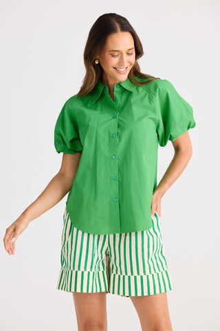 Brave&true Shirt Meadow - Jade [sz:small/medium]