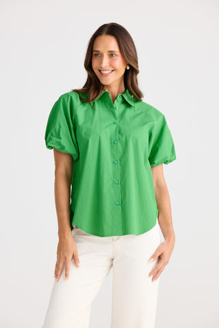 Brave&true Shirt Meadow - Jade [sz:small/medium]