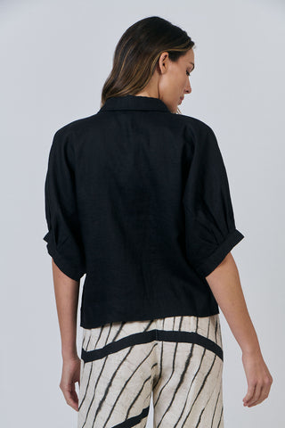 Naturals Shirt 3/4 - Black 471 [sz:small]