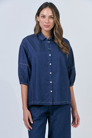 Naturals Shirt - Chambray 638 [sz:small]