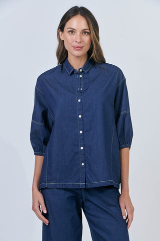 Naturals Shirt - Chambray 638 [sz:small]