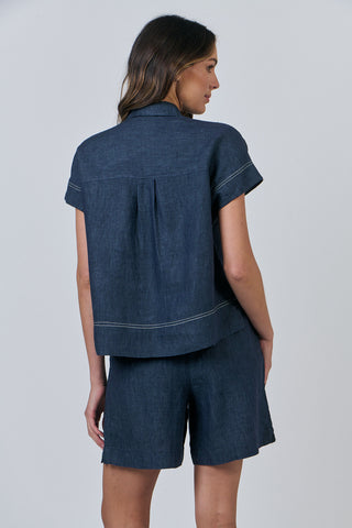 Naturals Shirt Ss - Poseidon 533 [sz:small]