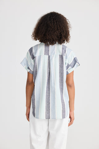 Shanty Shirt Dune - Tulip Stripe [sz:small]