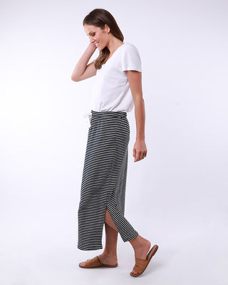 Elm Skirt Travel Stripe Navy/white [sz:size 10]